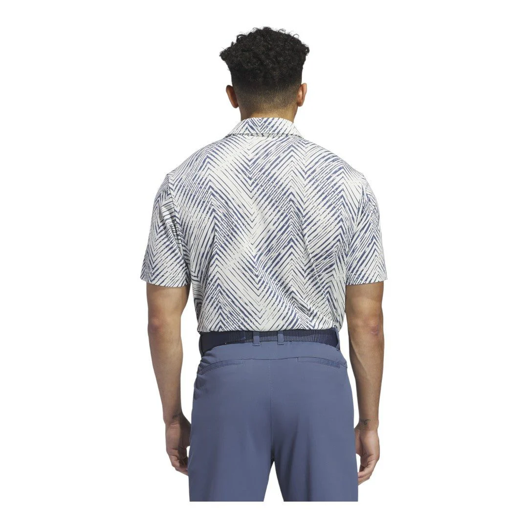 adidas Ultimate365 Allover Print Golf Polo Shirt IU4386 - Image 2