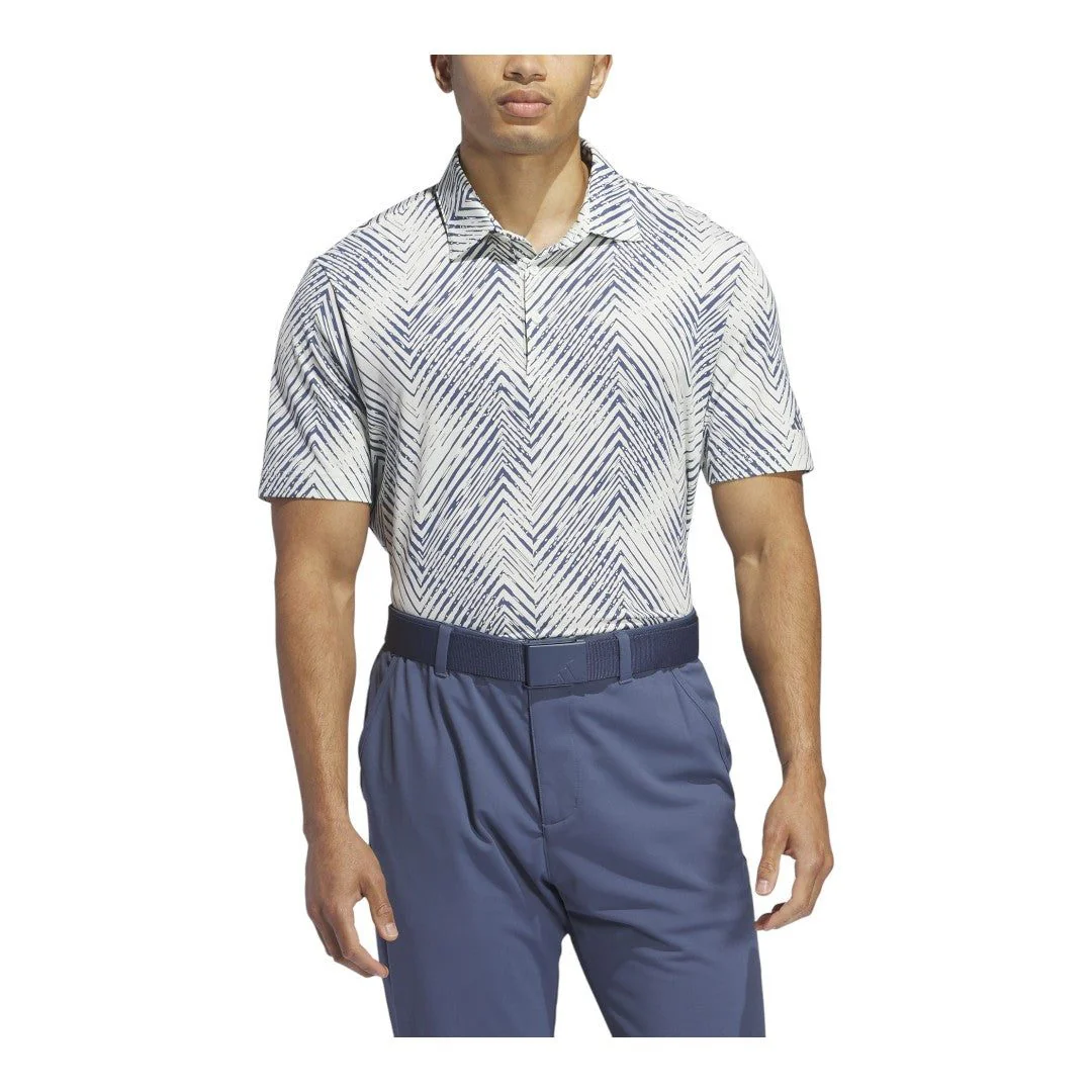 adidas Ultimate365 Allover Print Golf Polo Shirt IU4386 - Image 3