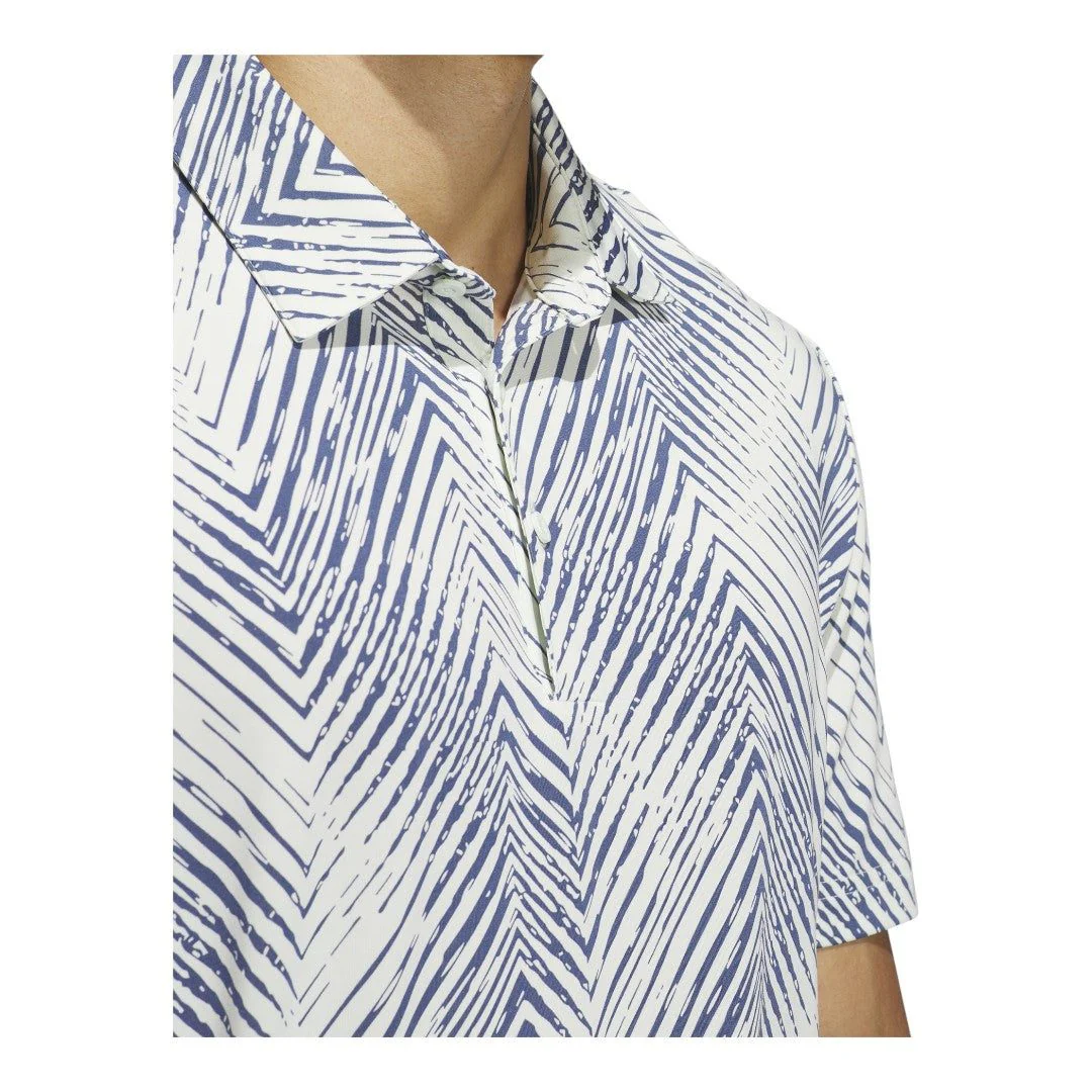 adidas Ultimate365 Allover Print Golf Polo Shirt IU4386 - Image 4