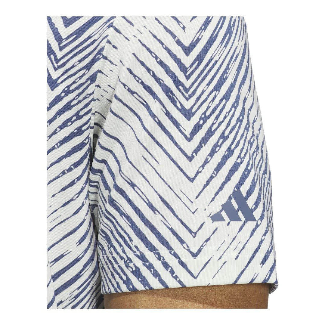 adidas Ultimate365 Allover Print Golf Polo Shirt IU4386 - Image 5