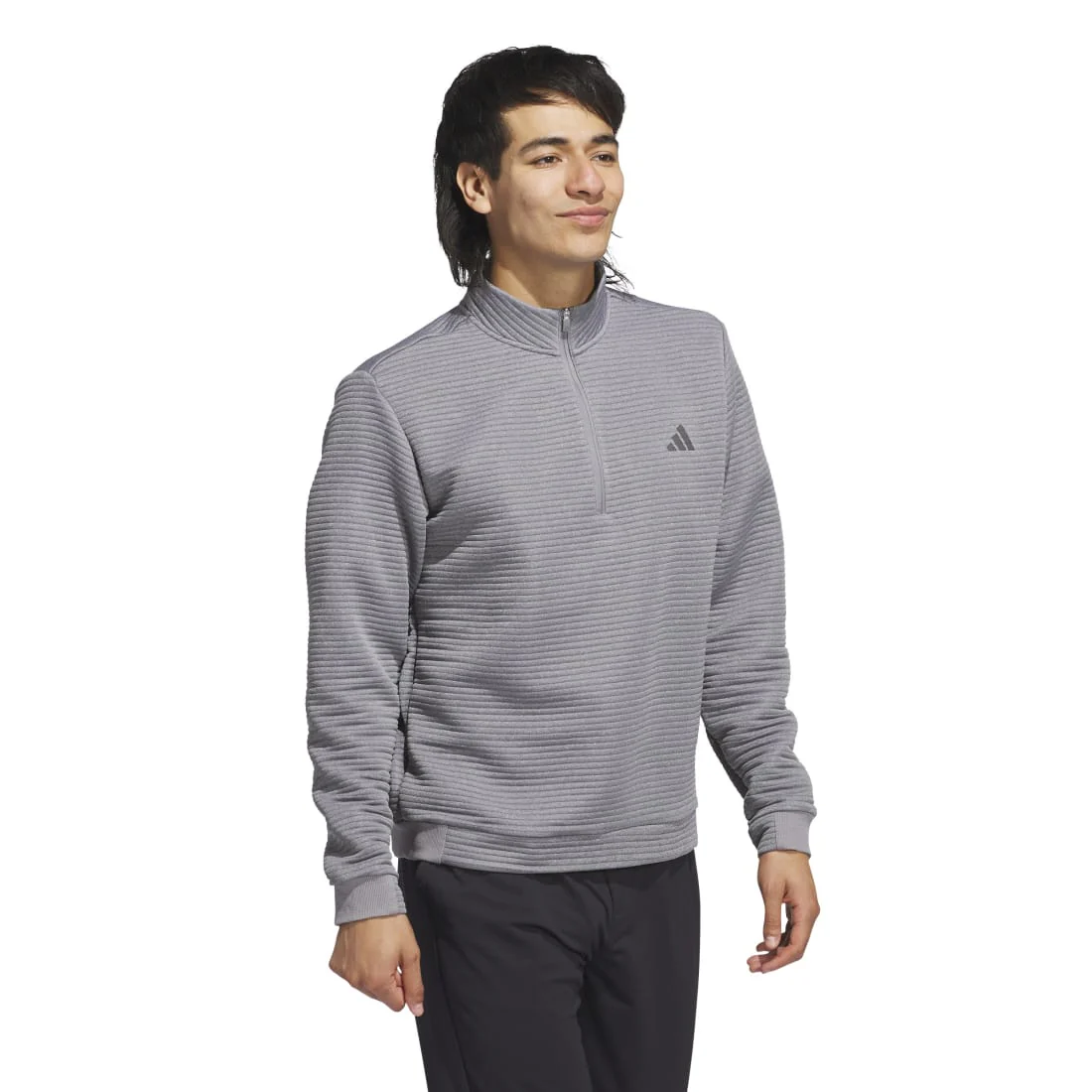 adidas Ultimate365 DWR Textured 1/4 Zip Golf Mid Layer IL0563 - Image 4