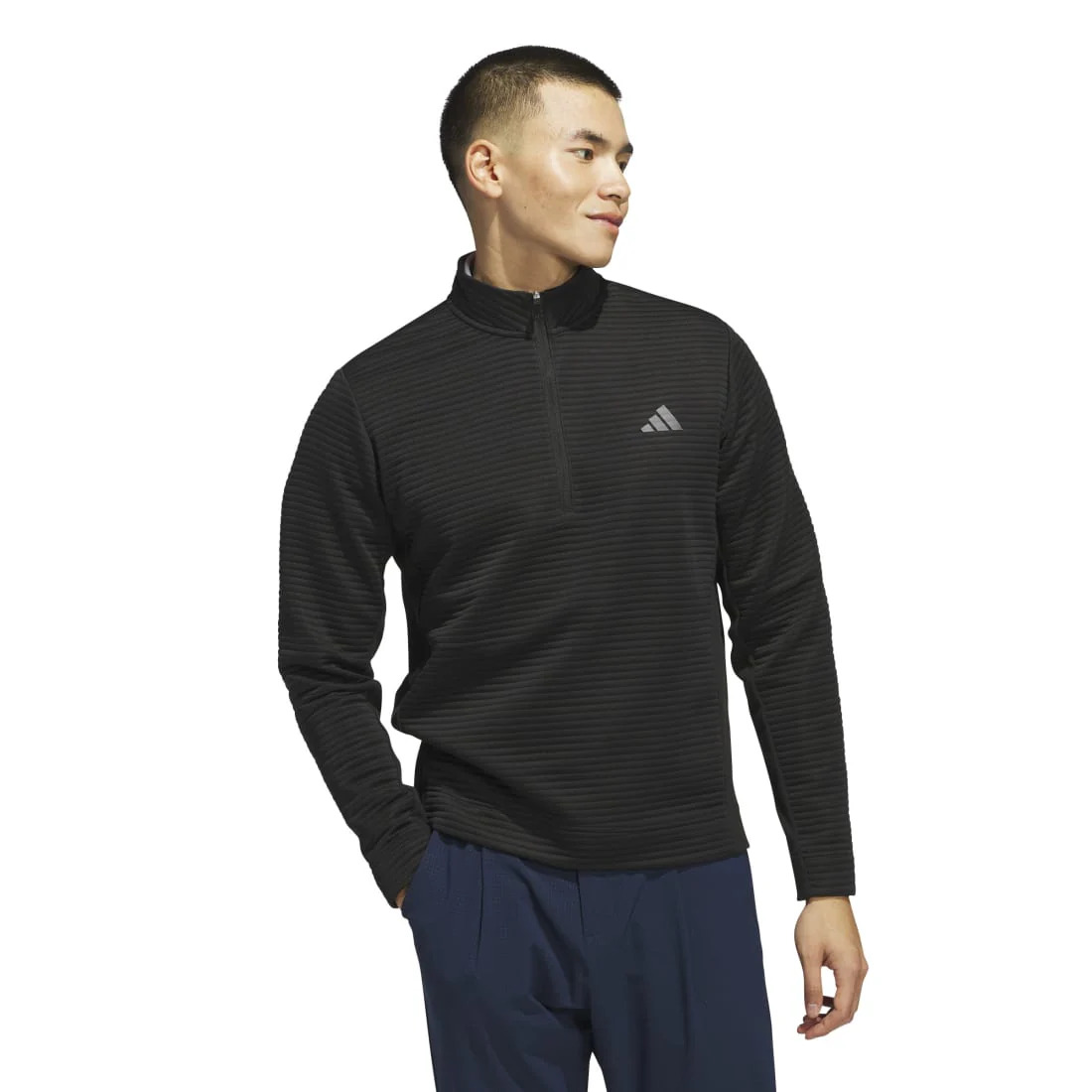 adidas Ultimate365 DWR Textured 1/4-Zip Golf Mid Layer JJ1751 - Image 2
