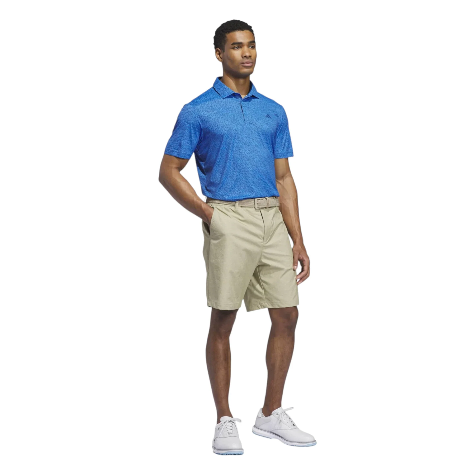 adidas Ultimate365 Feather Print Golf Polo Shirt KR9524 - Image 4