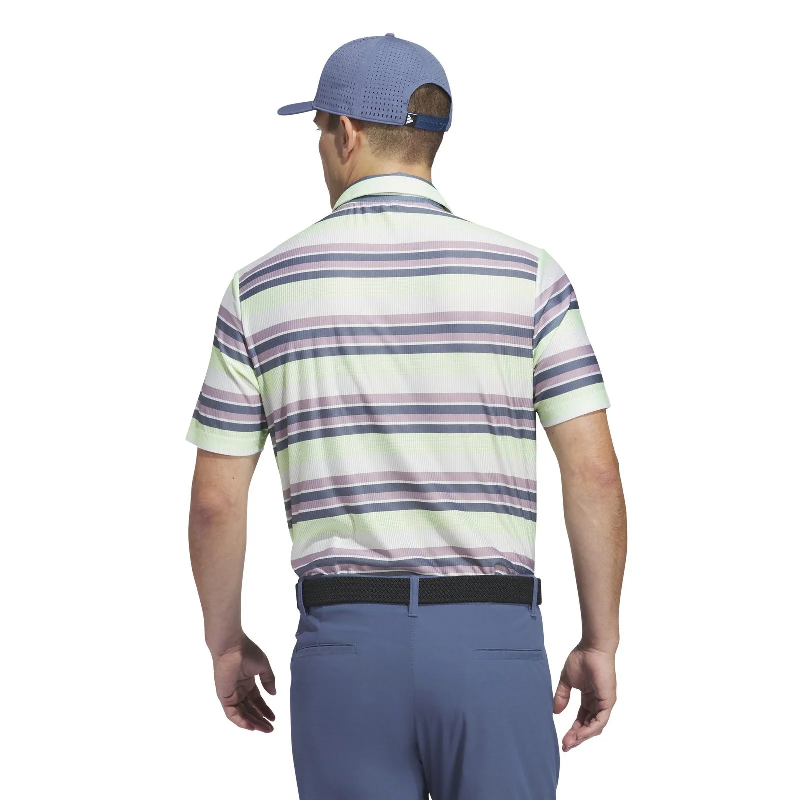 adidas Ultimate365 HEAT.RDY Stripe Golf Polo Shirt IU4412 - Image 4