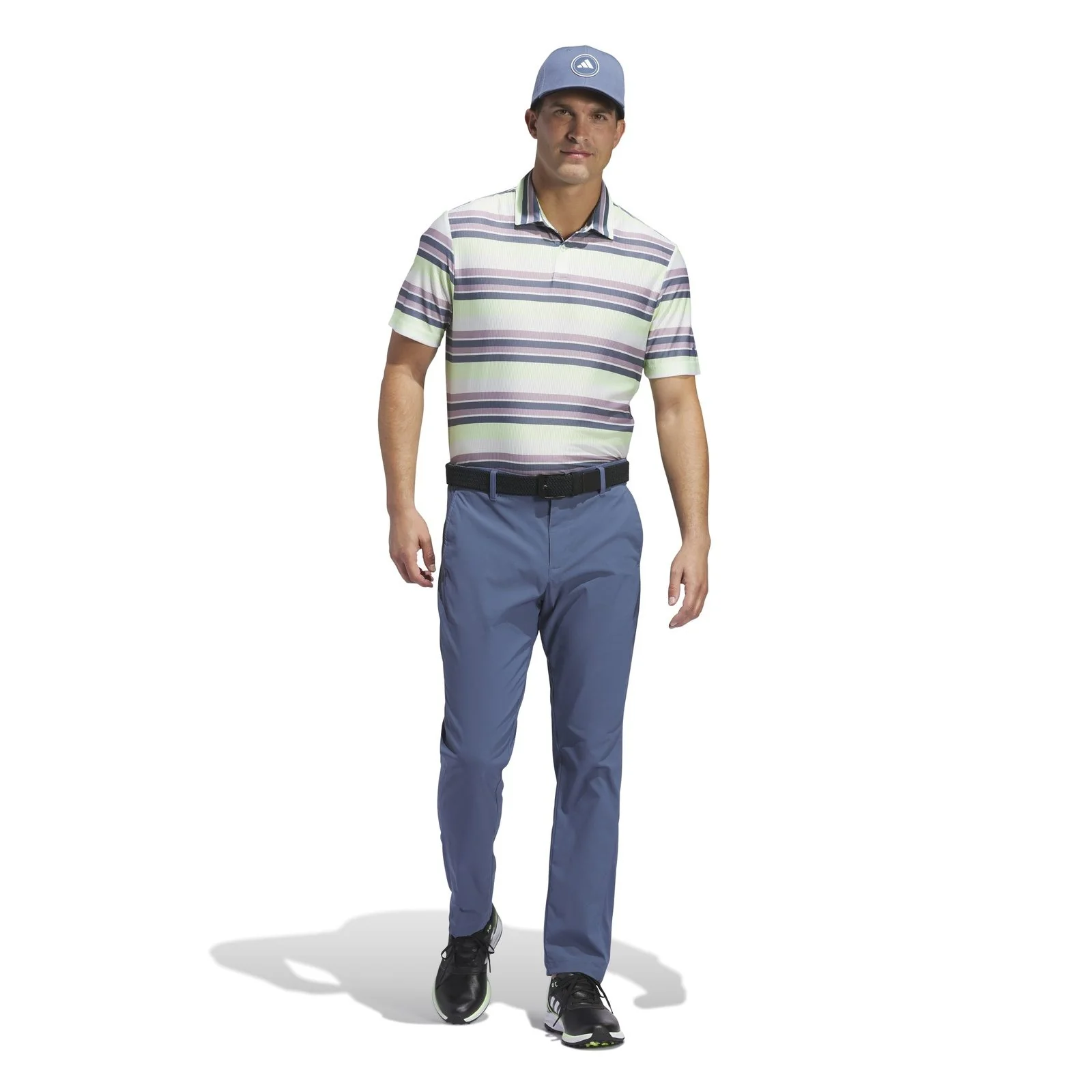 adidas Ultimate365 HEAT.RDY Stripe Golf Polo Shirt IU4412 - Image 6