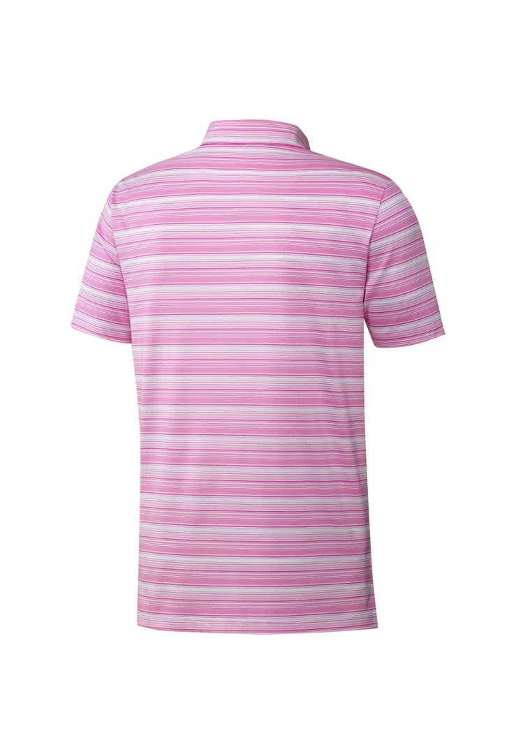 adidas Ultimate365 Heather Snap Golf Polo Shirt GM0233 - Image 2