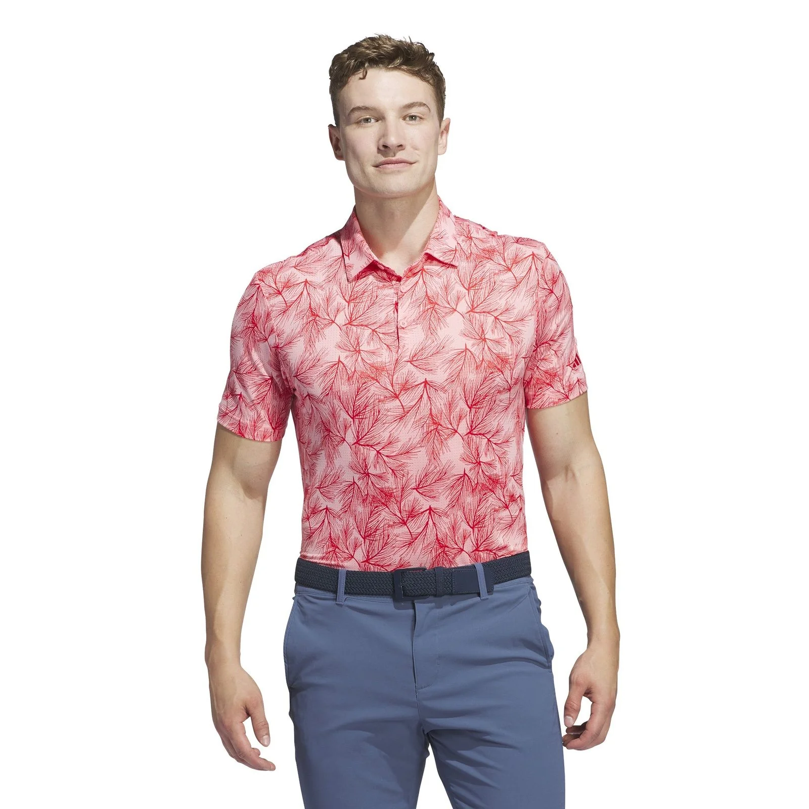 adidas Ultimate365 Mesh Print Golf Polo Shirt IW1408 - Image 2