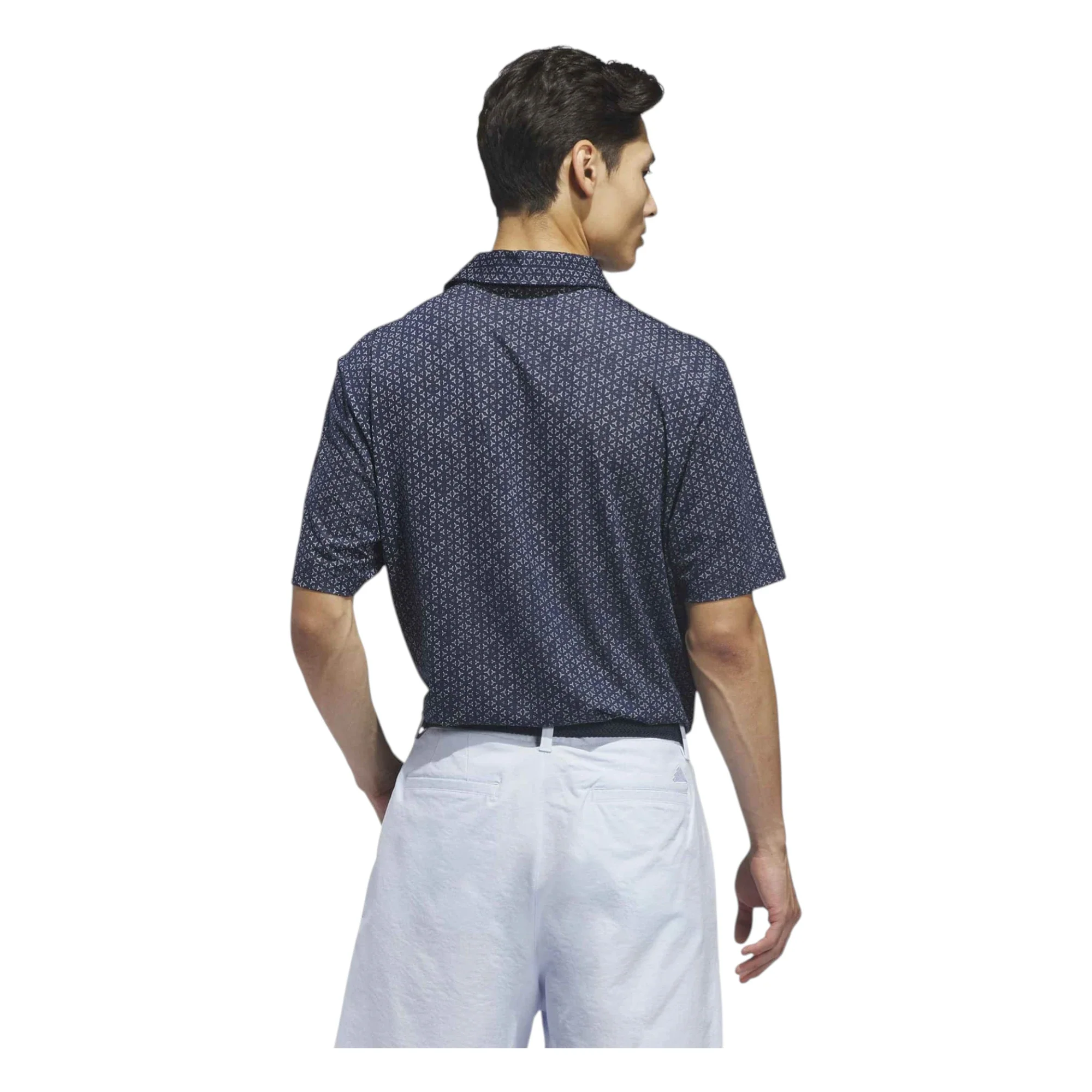 adidas Ultimate365 Mesh Print Golf Polo Shirt KT1582 - Image 3