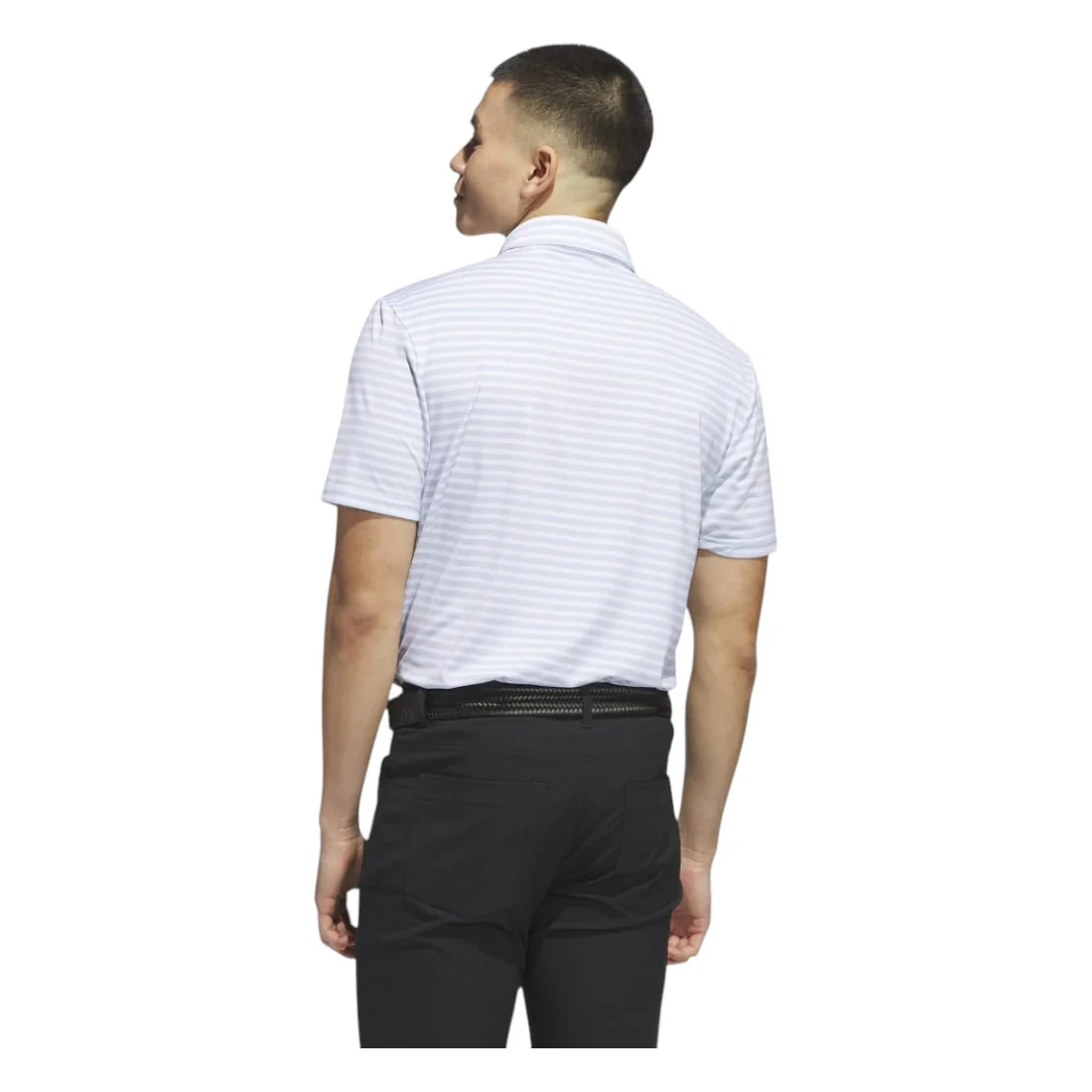 adidas Ultimate365 Stripe Golf Polo Shirt JP0475 - Image 3