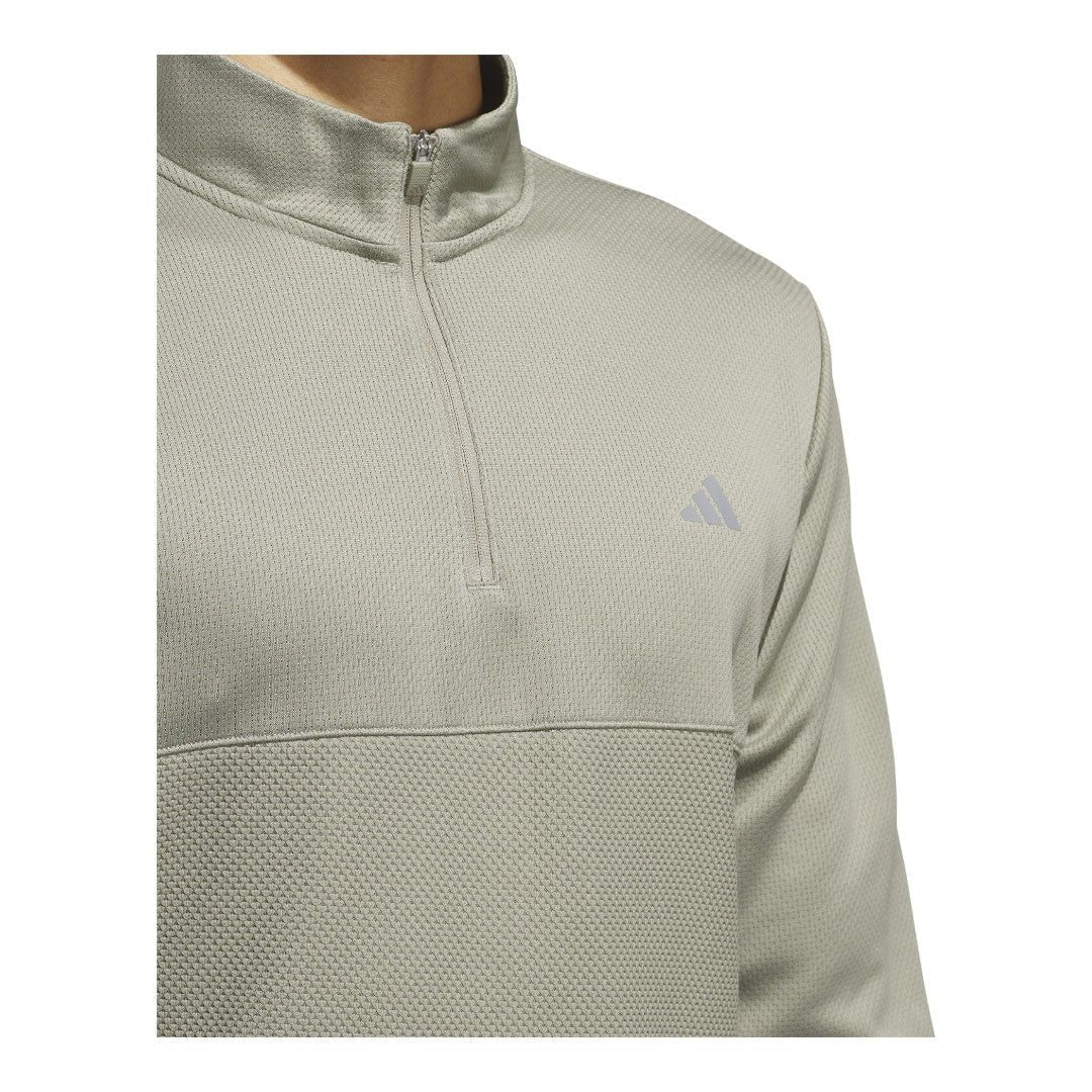 adidas Ultimate365 Textured 1/4 Zip Golf Mid Layer IS8882 - Image 4
