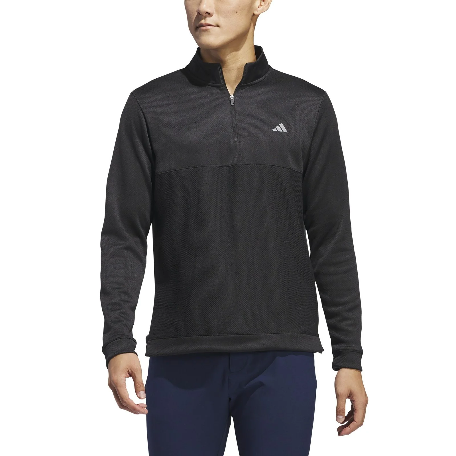 adidas Ultimate365 Textured 1/4 Zip Golf Mid Layer IU4696 - Image 2