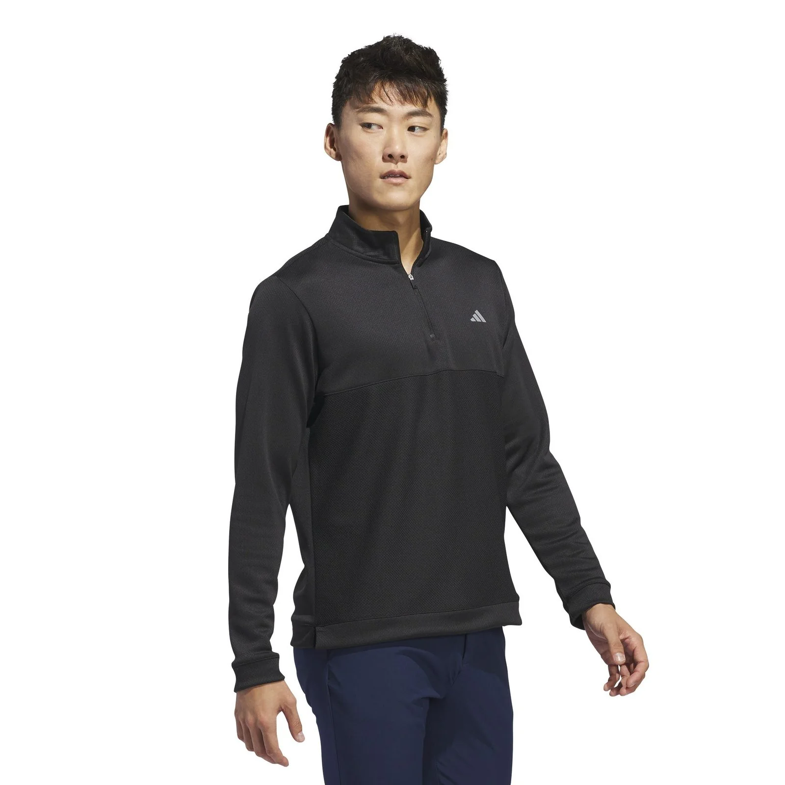 adidas Ultimate365 Textured 1/4 Zip Golf Mid Layer IU4696 - Image 3
