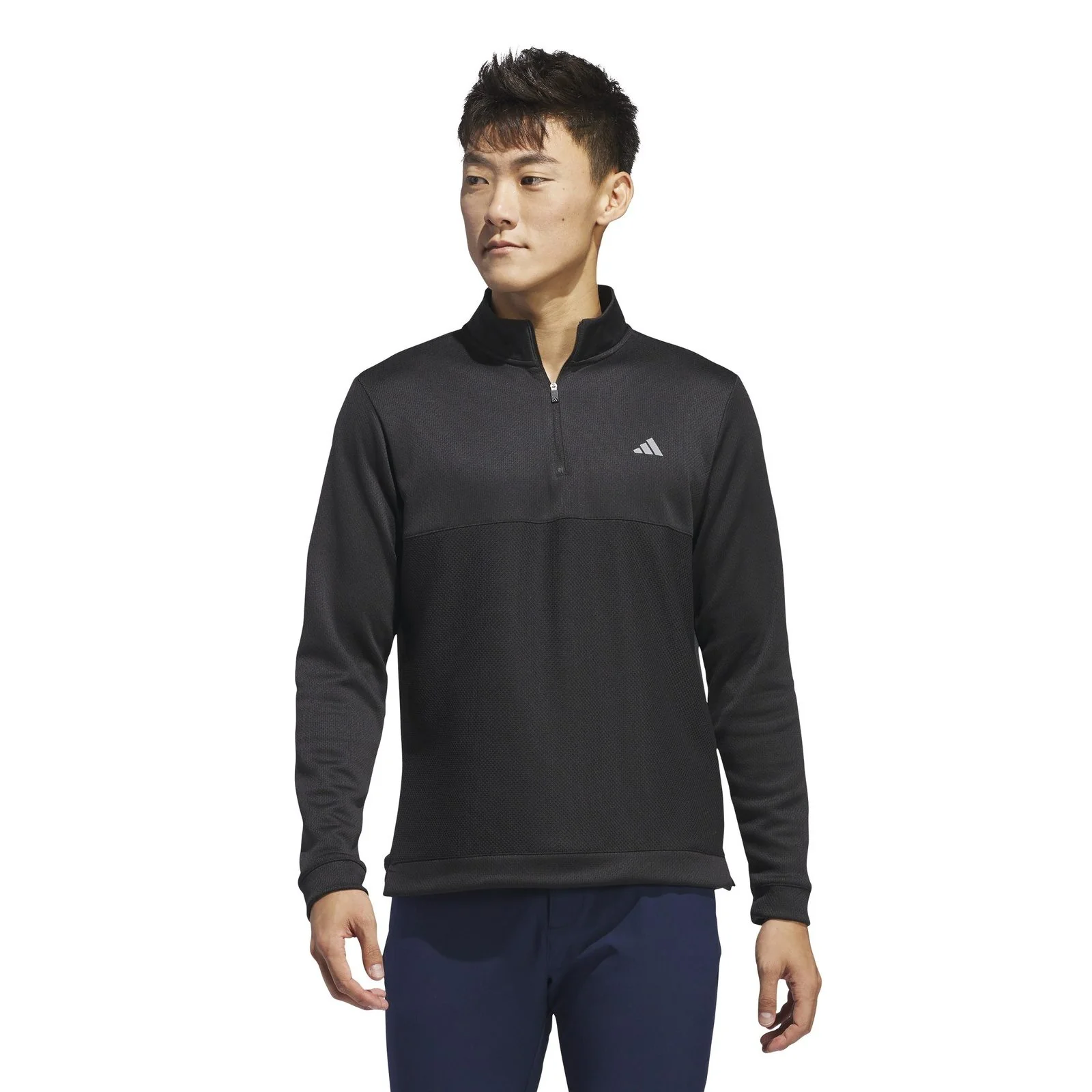 adidas Ultimate365 Textured 1/4 Zip Golf Mid Layer IU4696 - Image 4