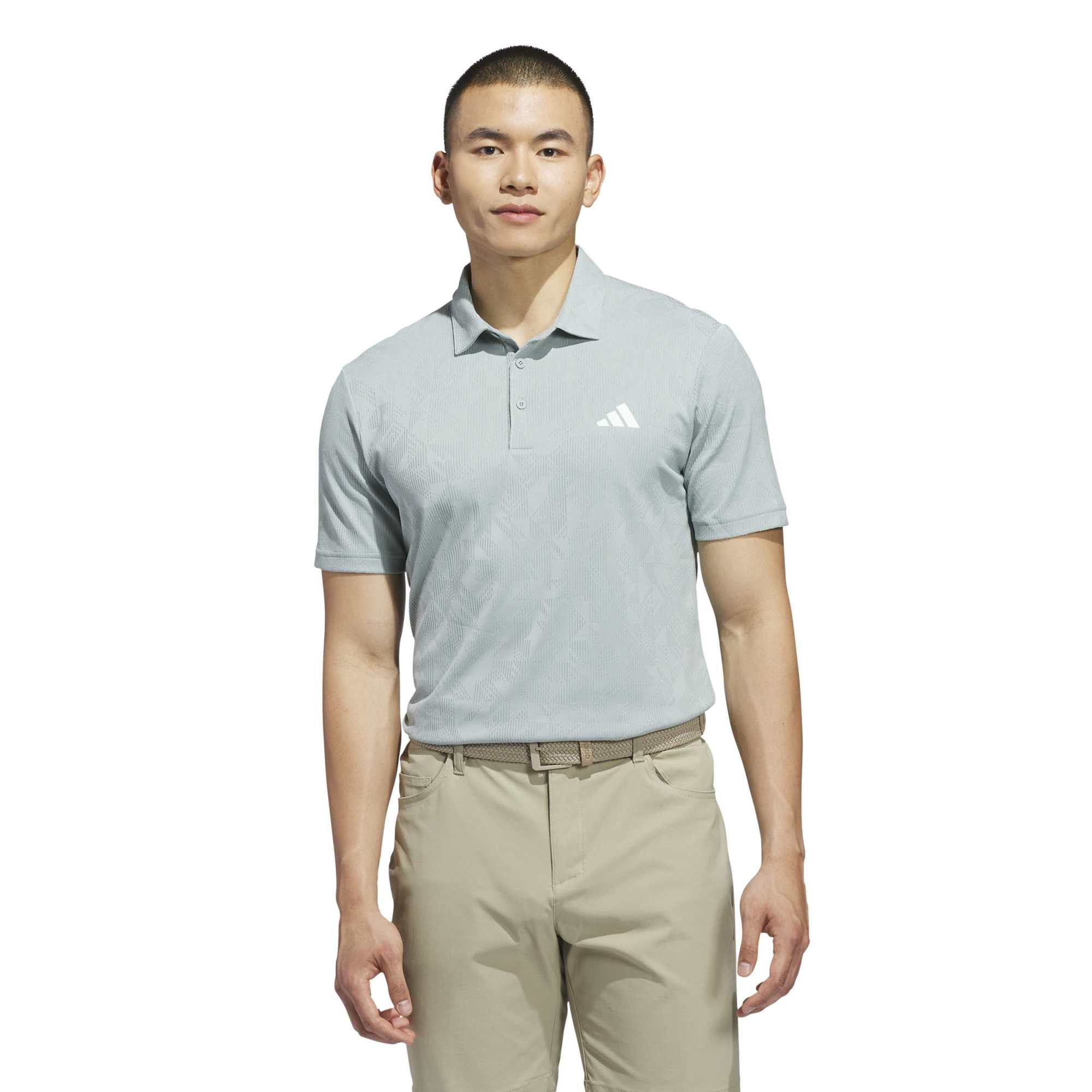 adidas Ultimate365 Textured Jacquard Golf Polo Shirt KE7713 - Image 2