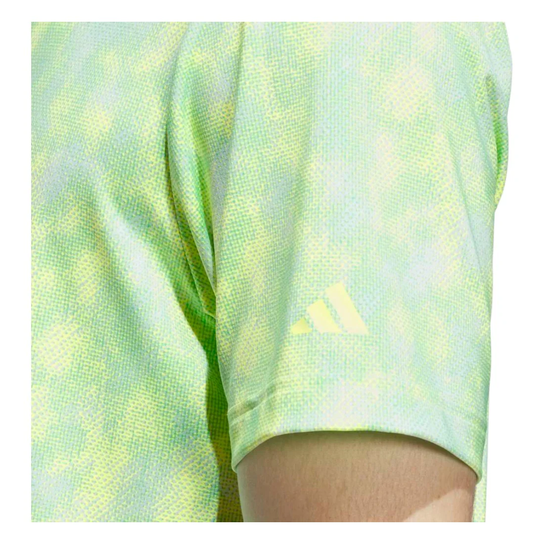 adidas Ultimate365 Textured Print Golf Polo Shirt JL5287 - Image 4
