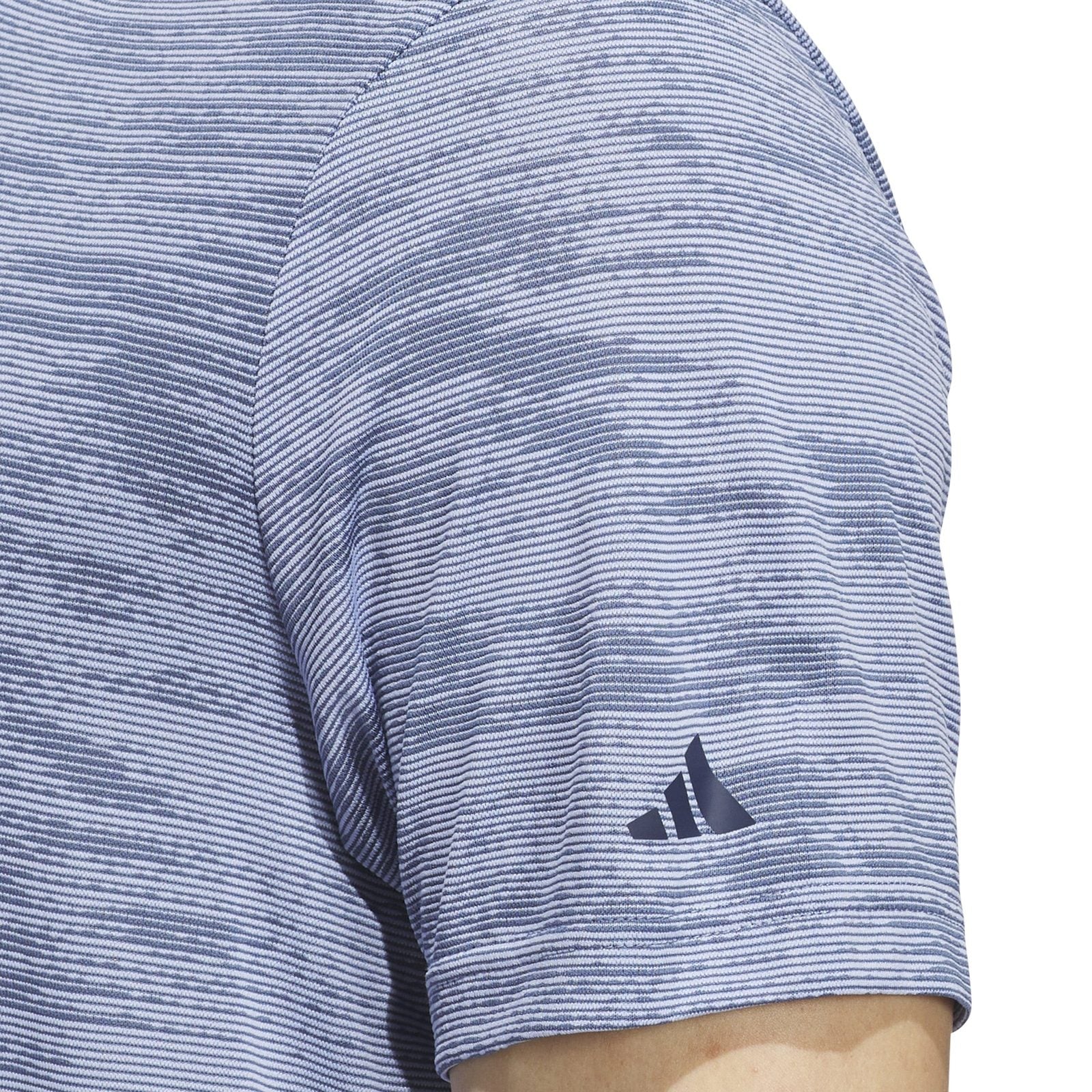 adidas Ultimate365 Textured Stripe Golf Polo Shirt IW1410 - Image 4