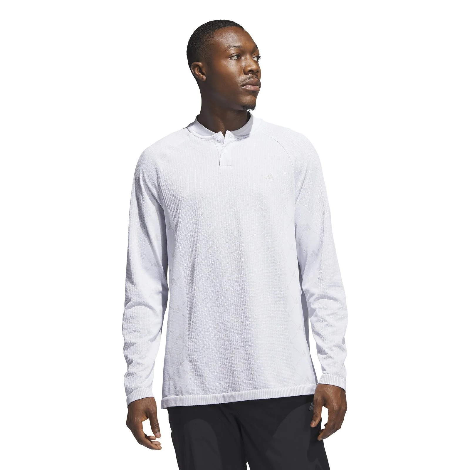 adidas Ultimate365 Tour Primeknit Long Sleeve Golf Shirt IL9637 - Image 2