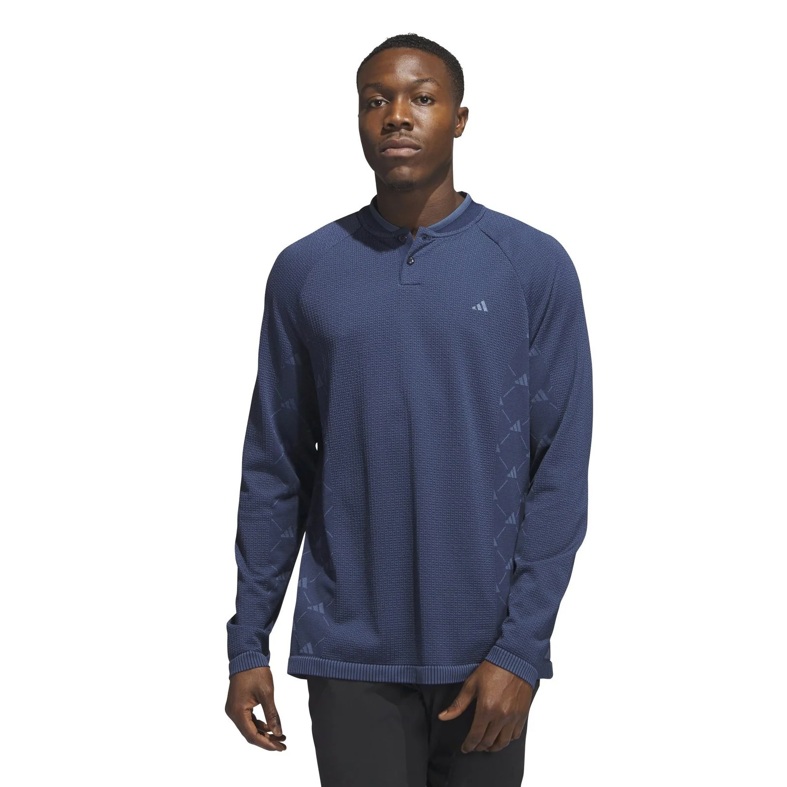 adidas Ultimate365 Tour Primeknit Long Sleeve Golf Shirt HY1792 - Image 2