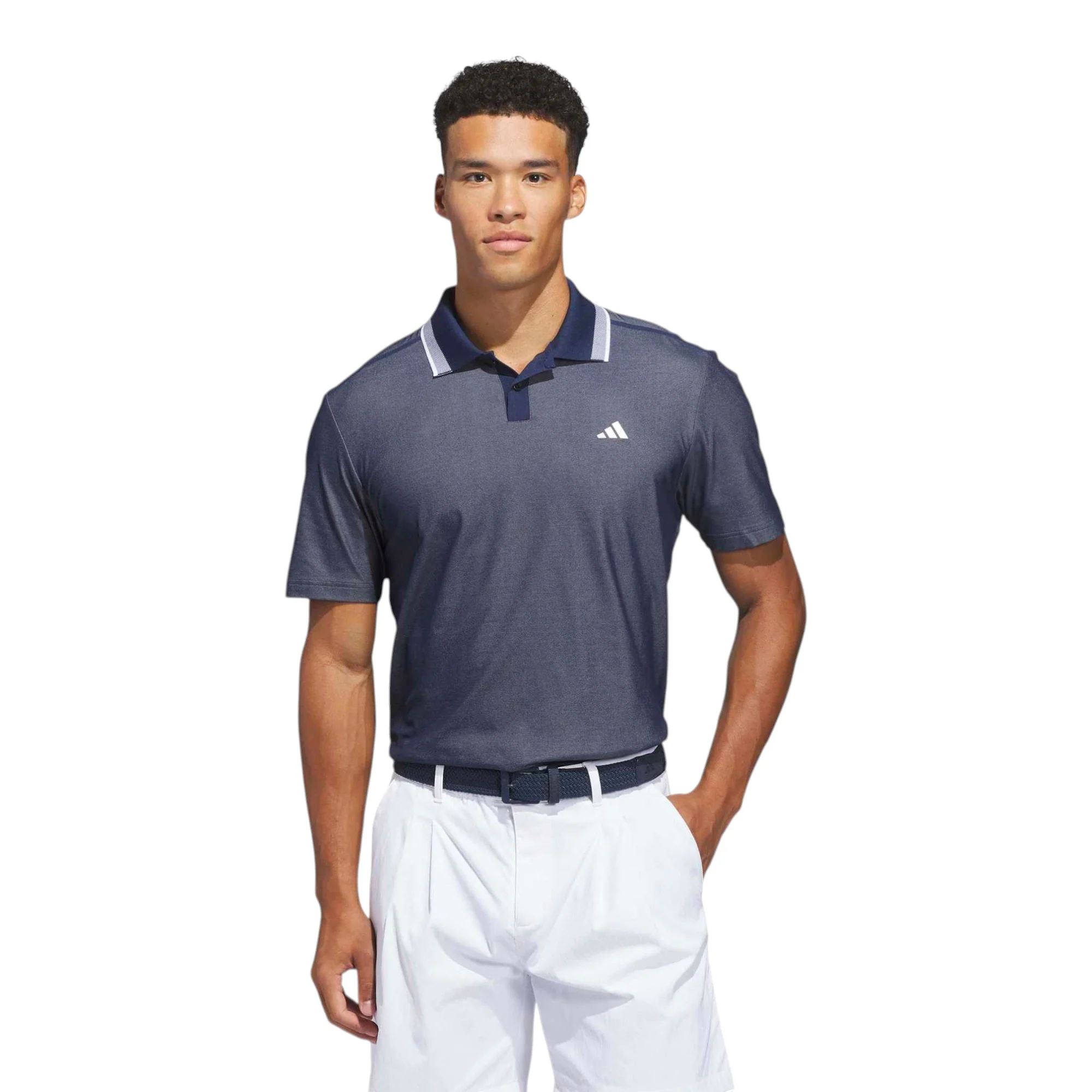 adidas Ultimate365 Tour TWISTKNIT Pique Golf Polo Shirt KC4029 - Image 2