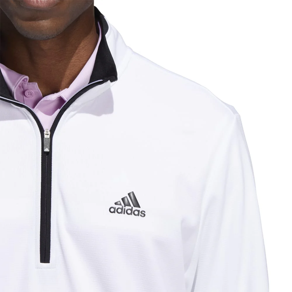 adidas UPF Lightweight 1/4 Zip Golf Pullover HM8263 - Image 4