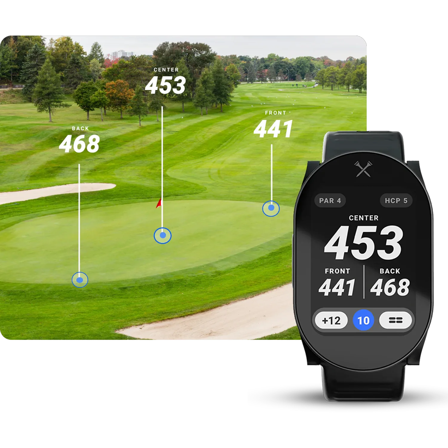Blue Tees Playmaker+ Golf GPS Watch - Image 16