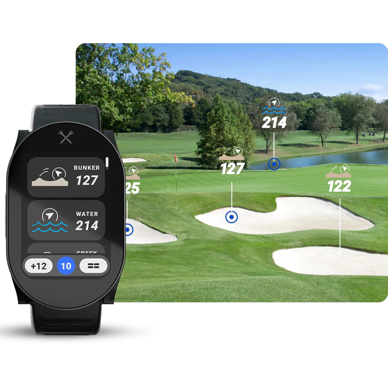 Blue Tees Playmaker+ Golf GPS Watch - Image 17