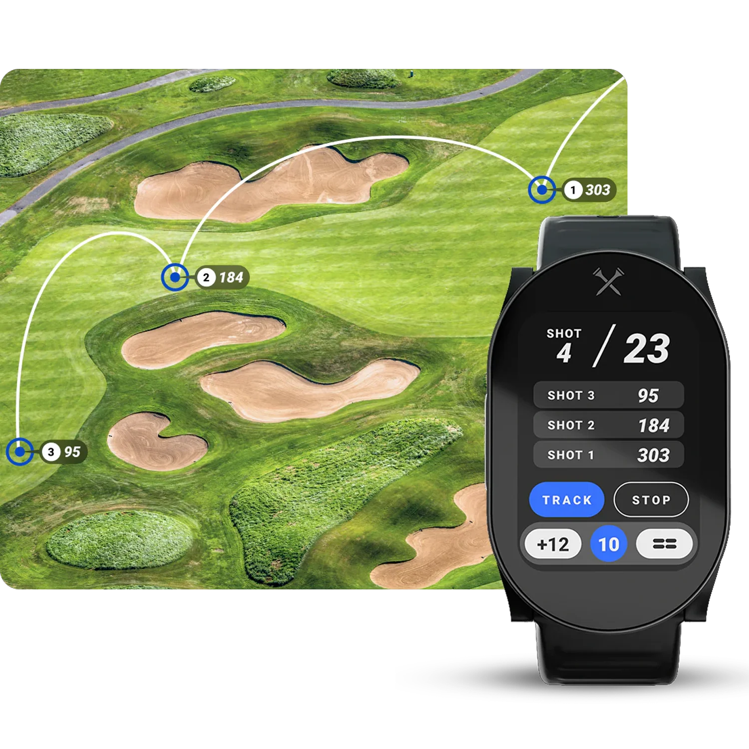 Blue Tees Playmaker+ Golf GPS Watch - Image 18