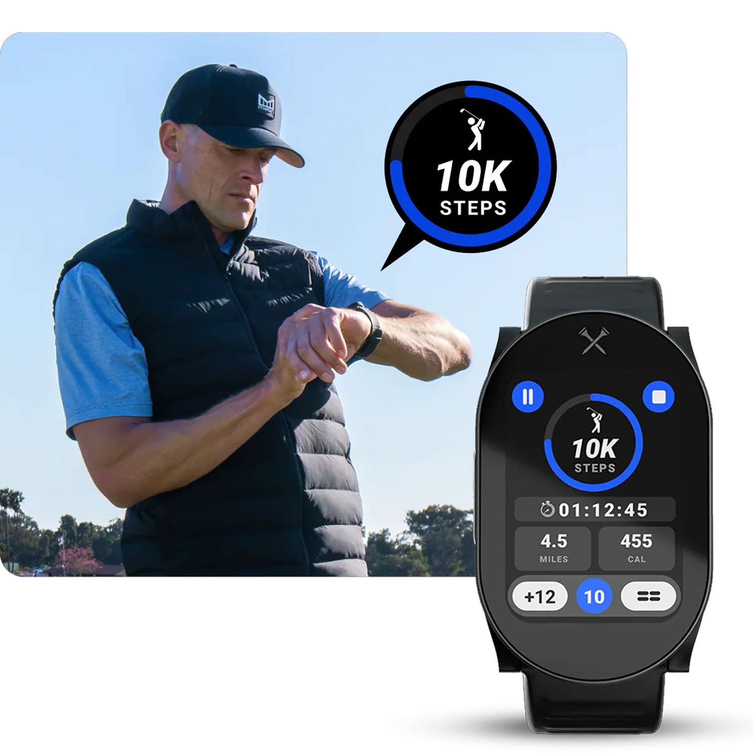 Blue Tees Playmaker+ Golf GPS Watch - Image 22