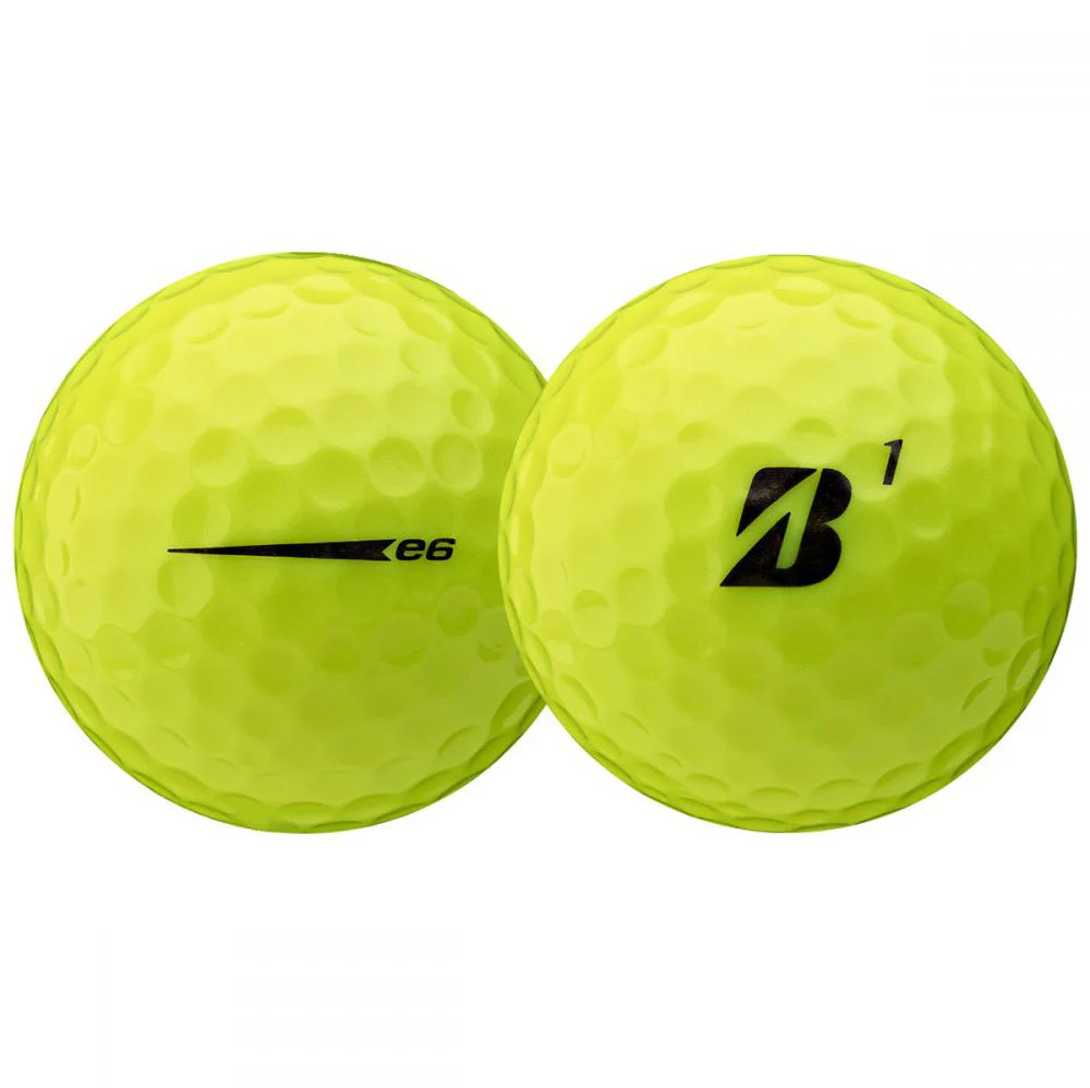 Bridgestone 2021 E6 Golf Balls | Yellow - Image 2
