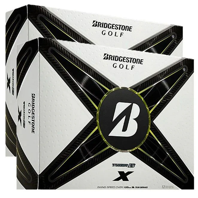 Bridgestone Tour B X Double Dozen Golf Balls + Free Cap
