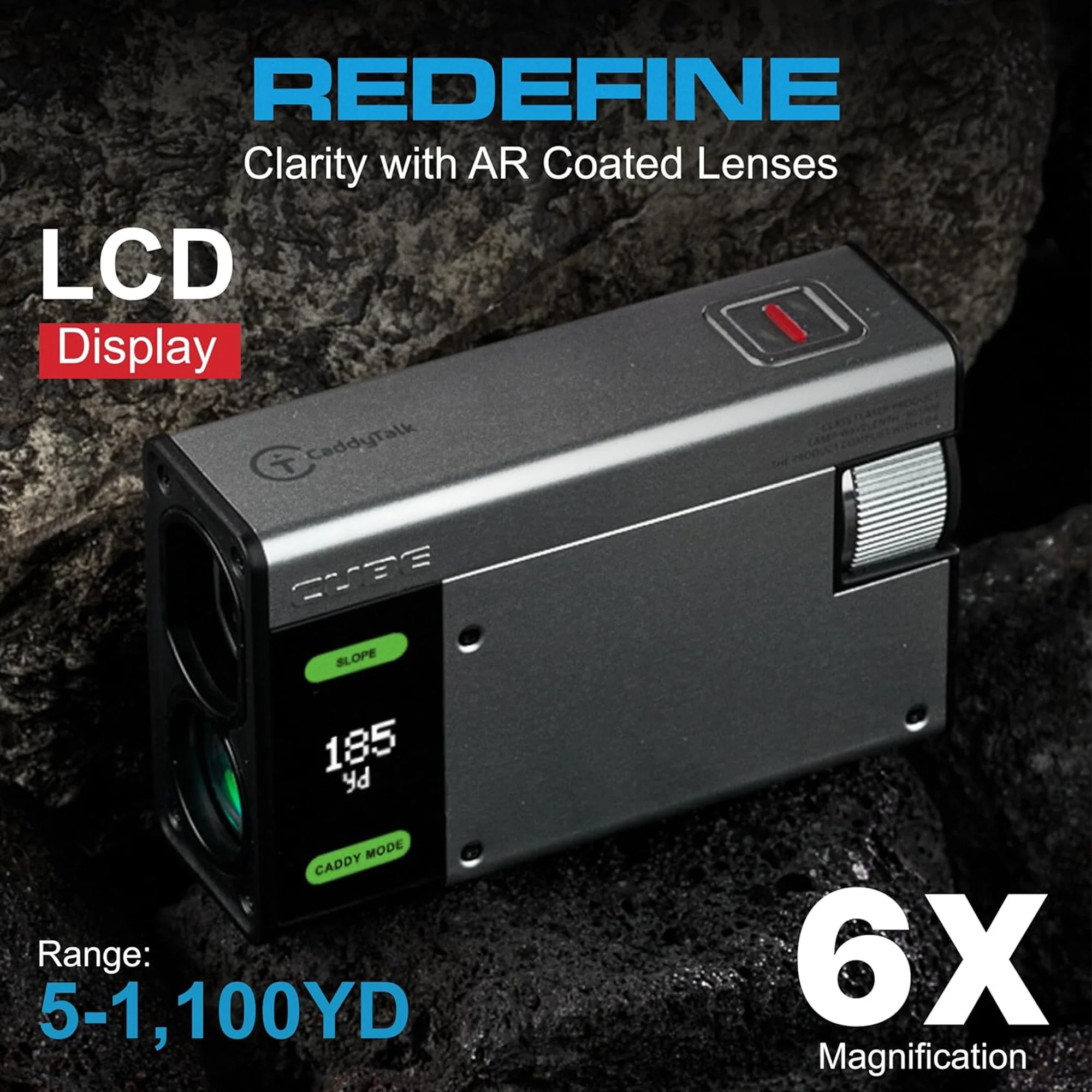 CaddyTalk Cube Laser Golf Rangefinder - Image 4