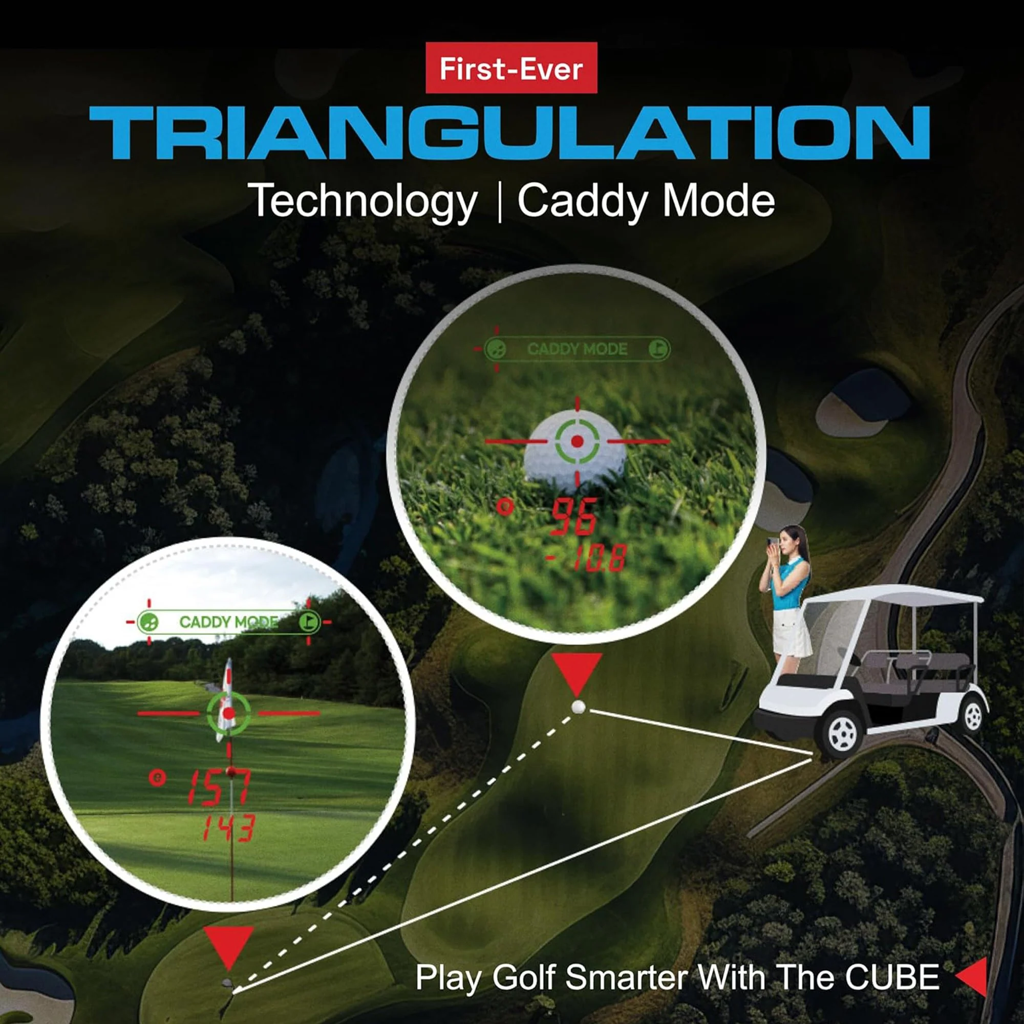 CaddyTalk Cube Laser Golf Rangefinder - Image 5