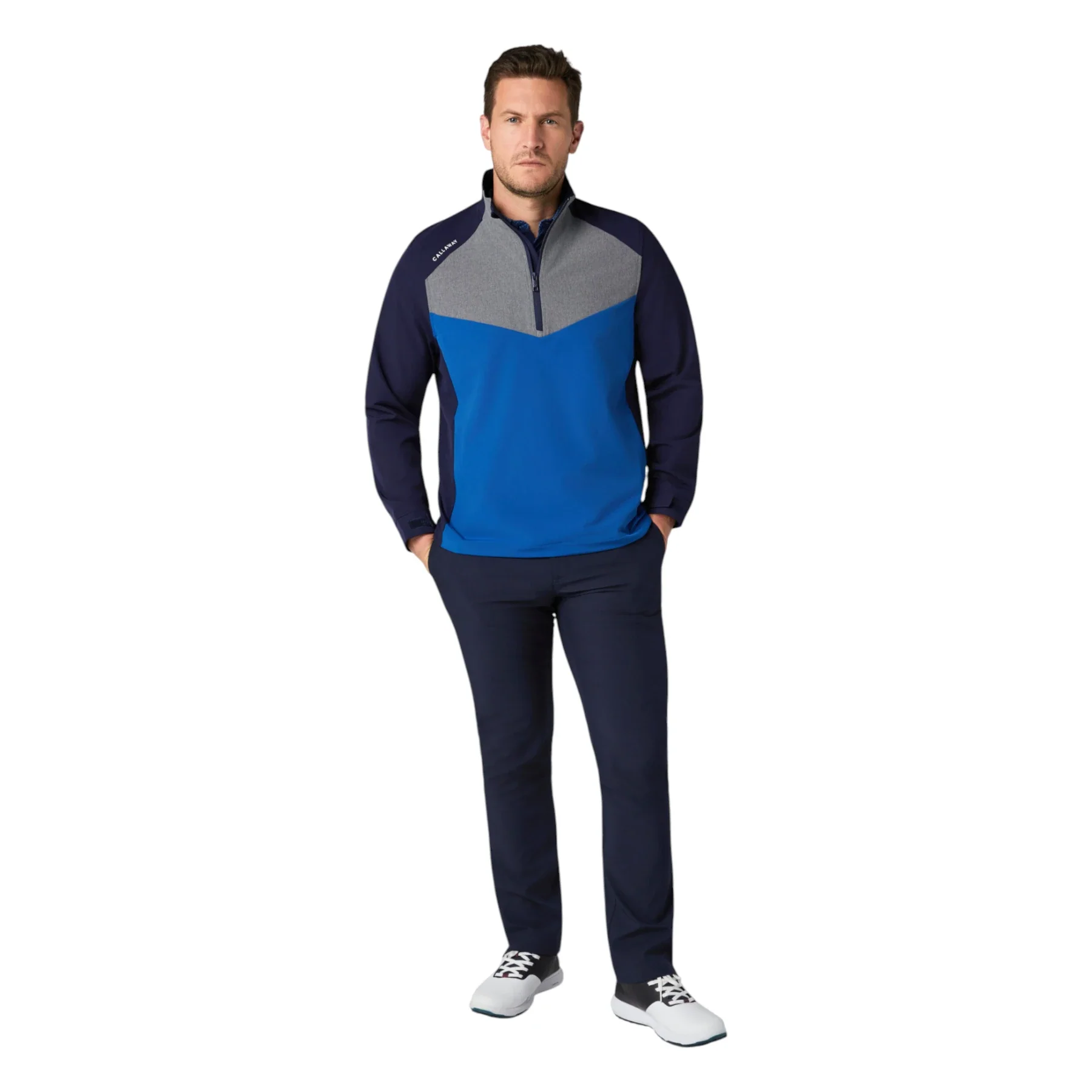 Callaway 1/2 Zip Wind Golf Jacket CGRFF0E2 - Image 3
