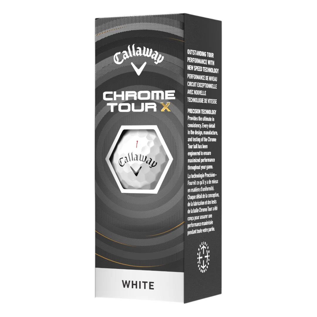 Callaway 2026 Chrome Tour X Golf Balls | White - Image 4