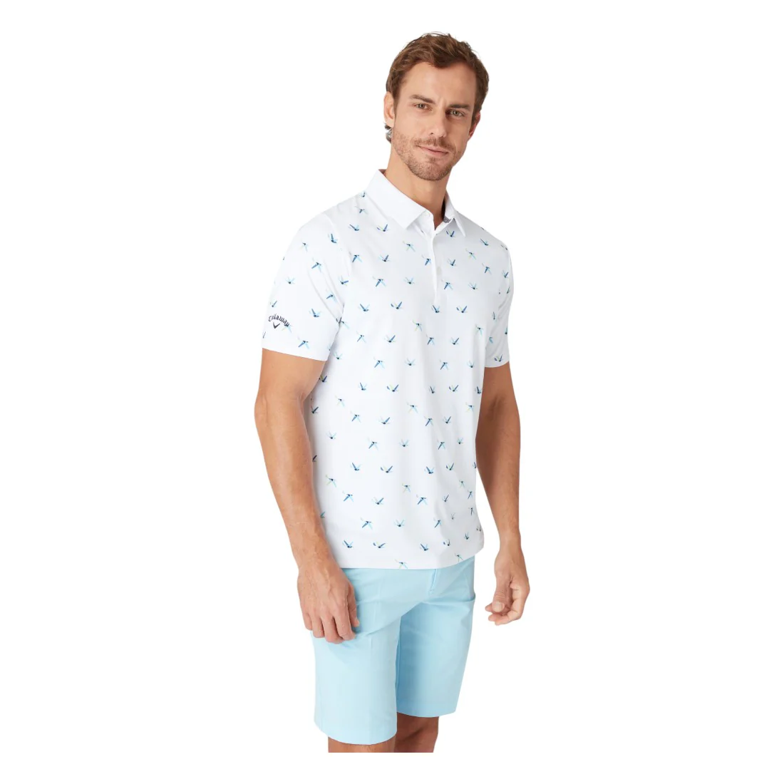 Callaway All-Over Birdie Golf Polo Shirt CGKSF068 - Image 3