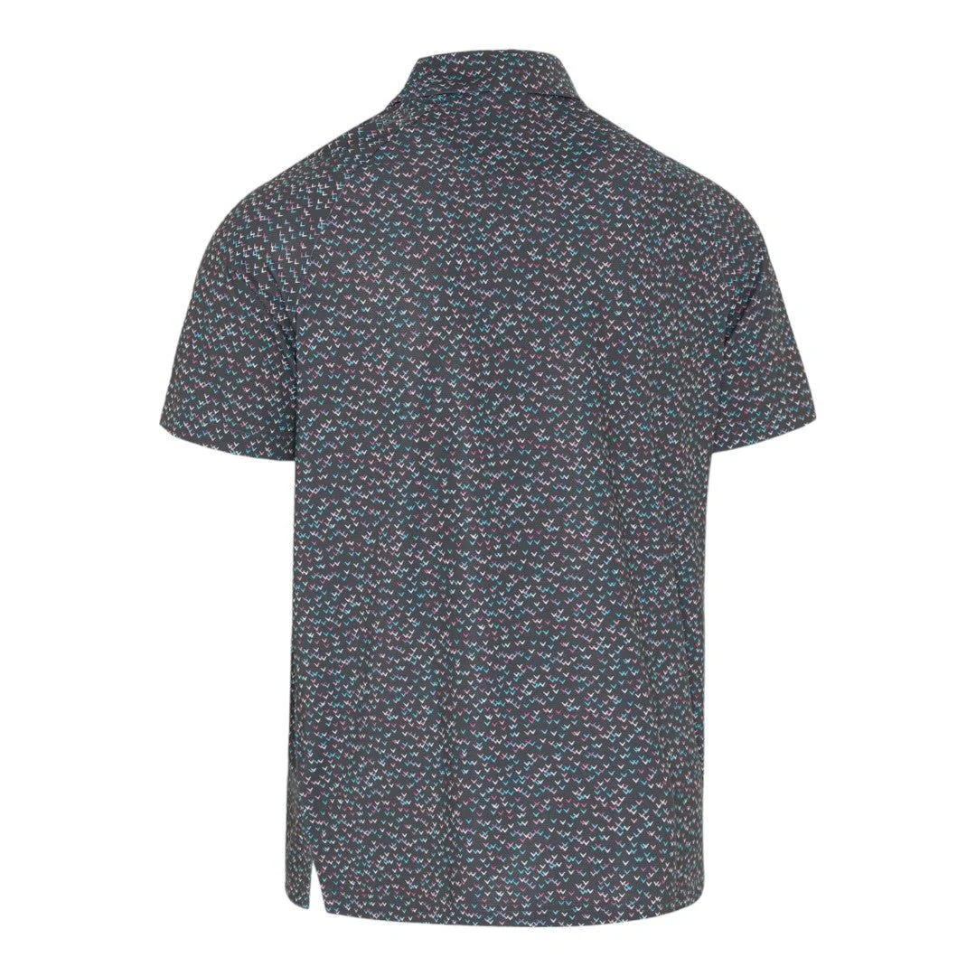 Callaway All Over Chev Confetti Print Golf Polo Shirt CGKSE0A3 - Image 2