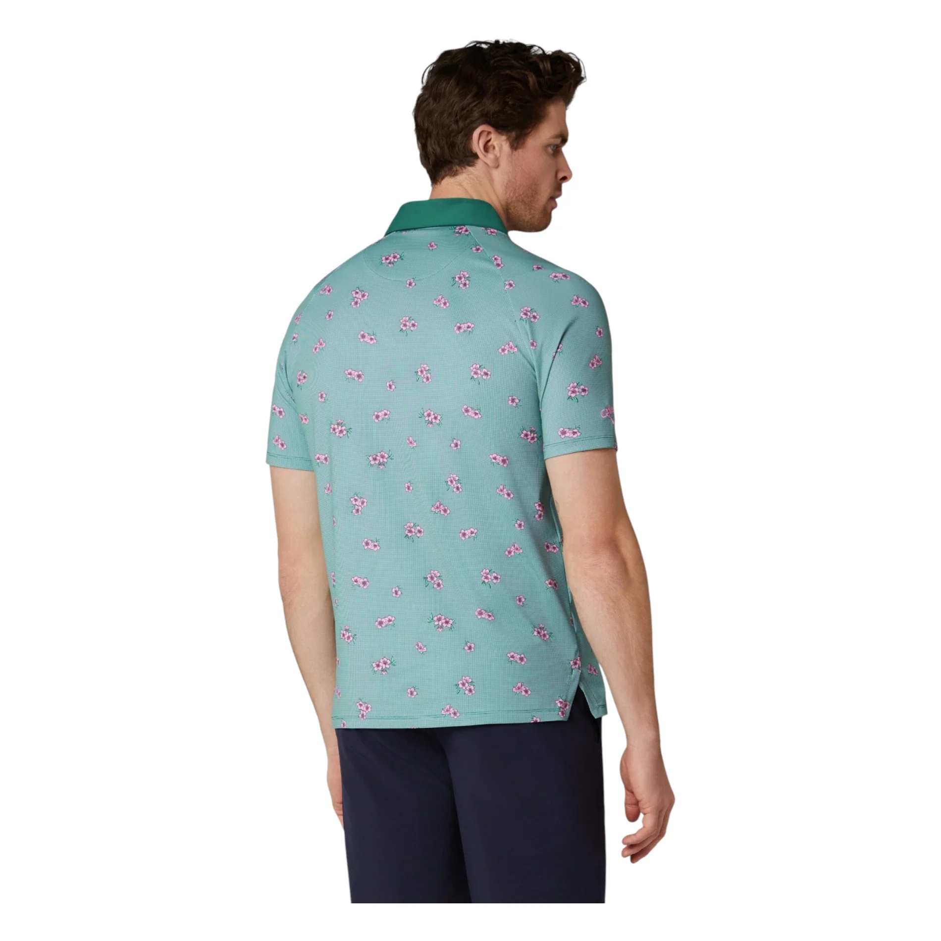 Callaway Azalea Gingham Print Golf Polo Shirt CGKSG084 - Image 4