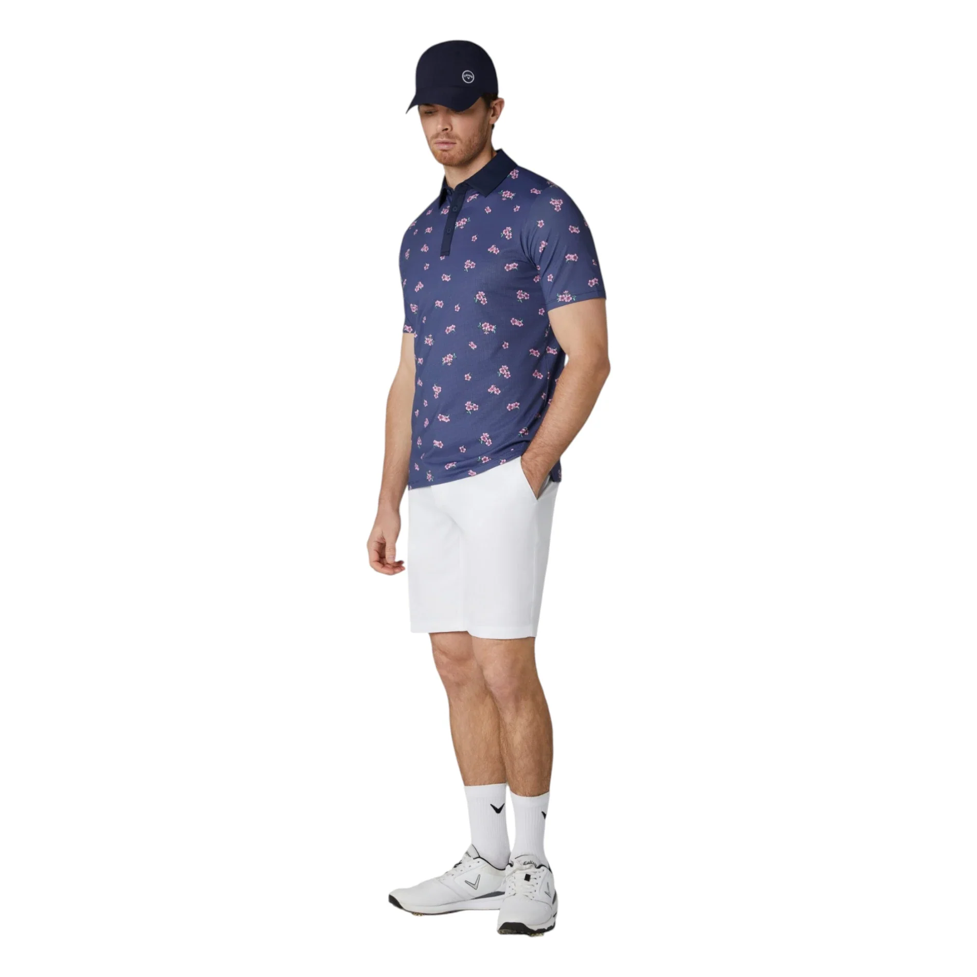 Callaway Azalea Gingham Print Golf Polo Shirt CGKSG084 - Image 6