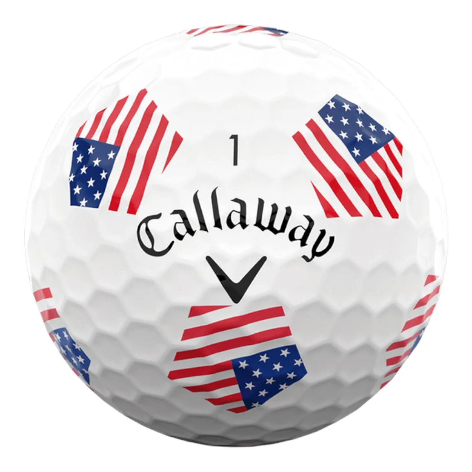 Callaway 2023 Chrome Soft Truvis Team USA Golf Balls | White - Image 2
