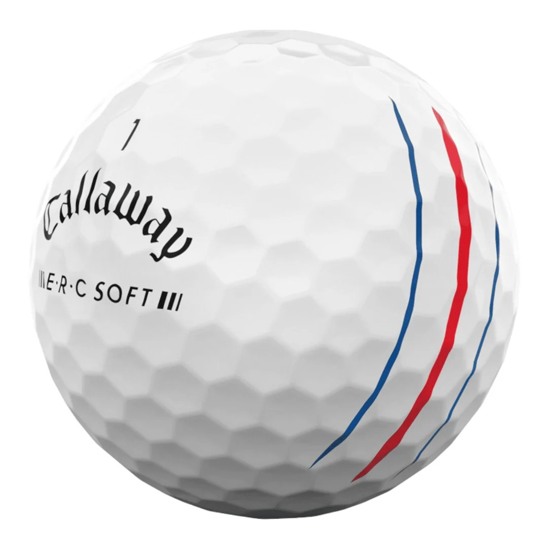 Callaway 2024 ERC Soft Triple Track Golf Balls | White - Image 4