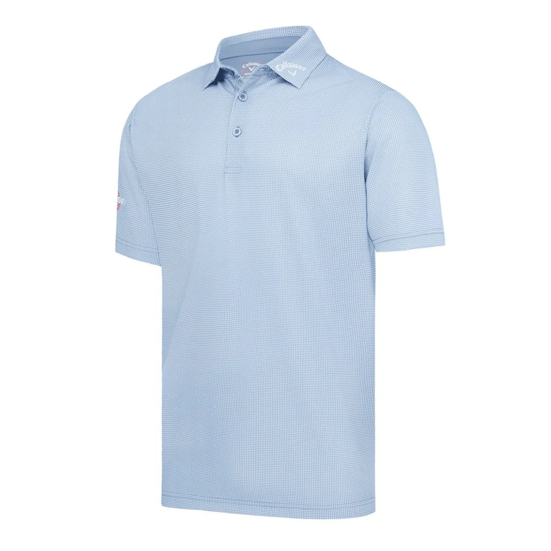 Callaway Gingham Odyssey Golf Polo Shirt CGKSD0S6 - Image 2