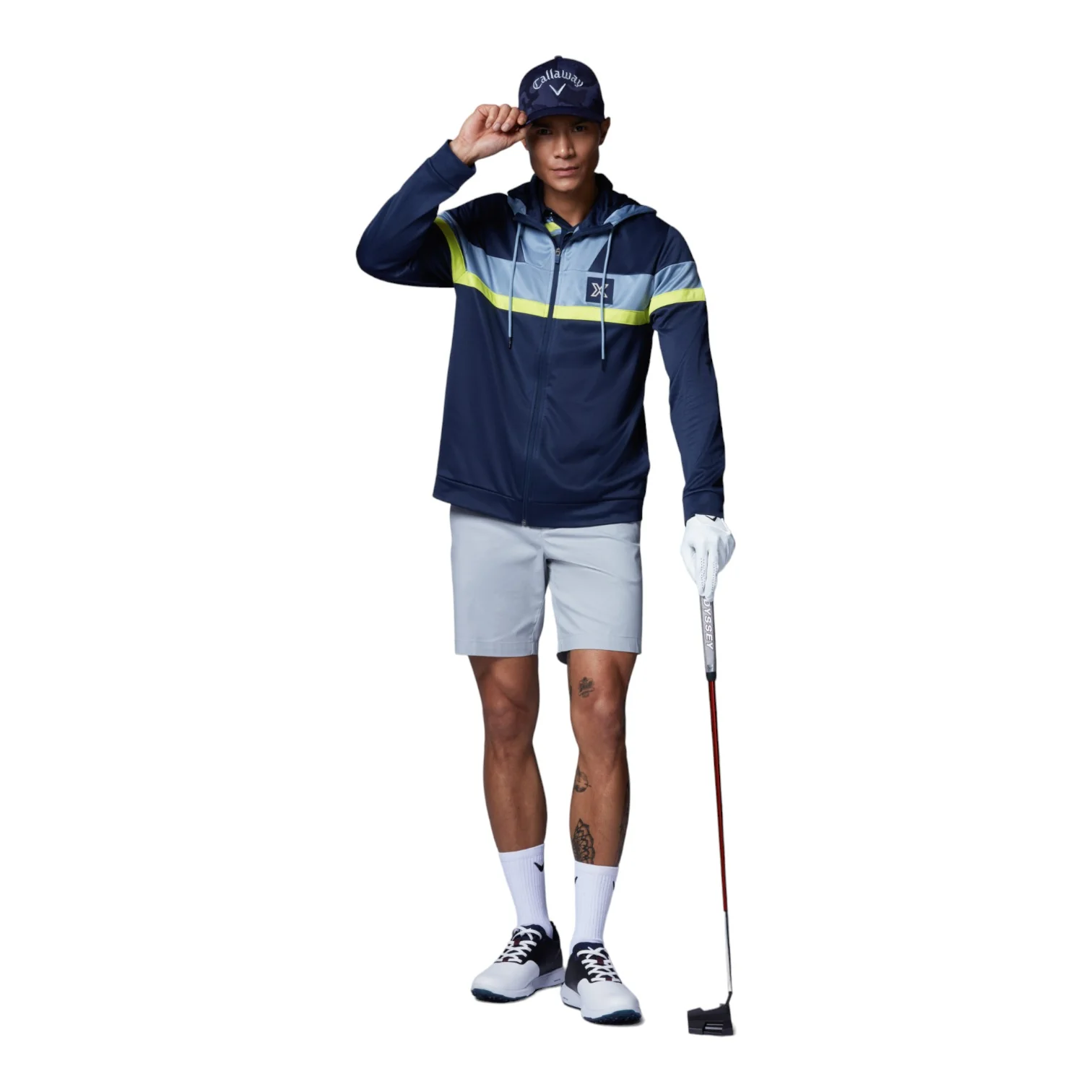 Callaway Golf X-Series Blocked Full Zip Golf Hoodie CGJSD034 - Image 8