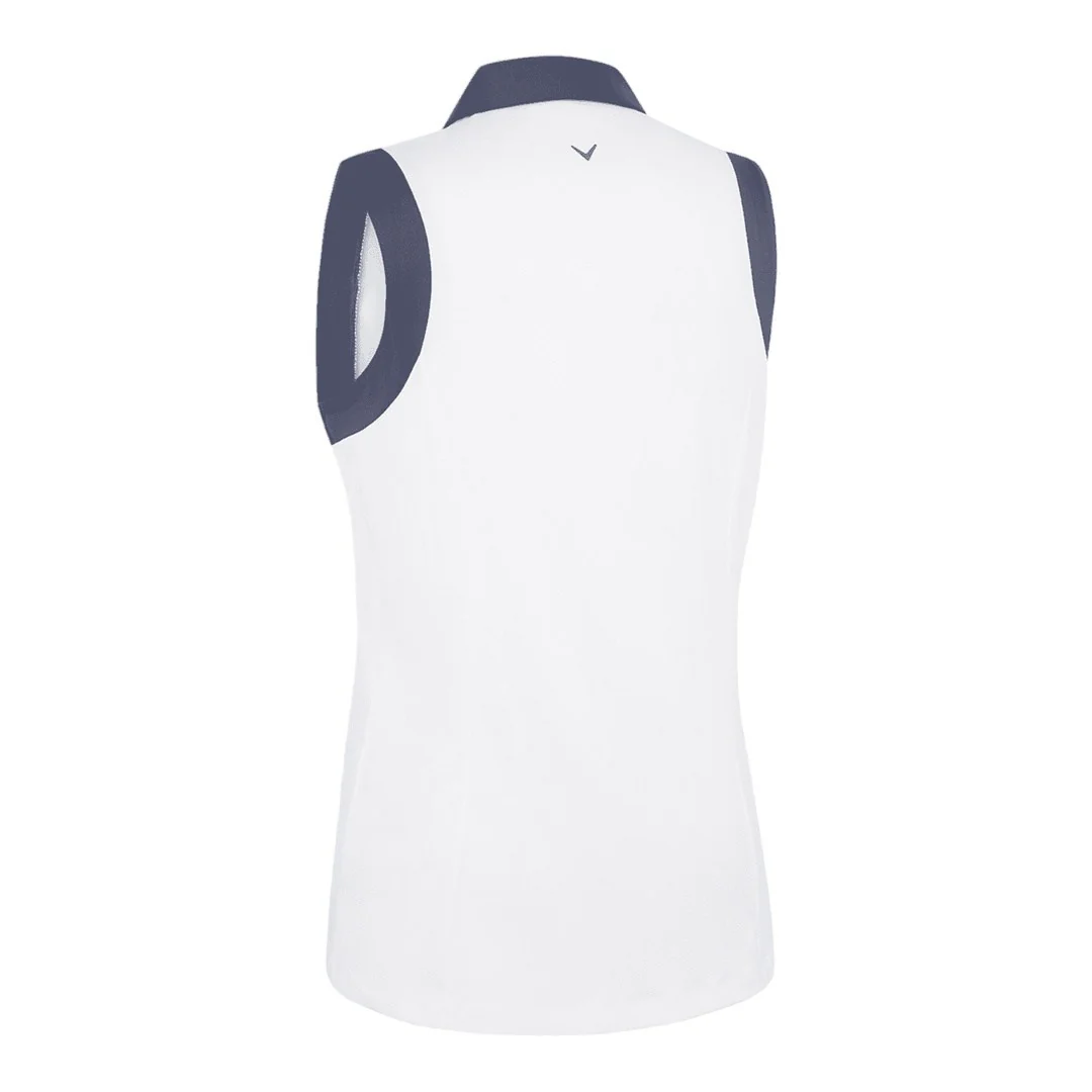 Callaway Ladies Colour Block Golf Polo Shirt CGKSD034 - Image 2