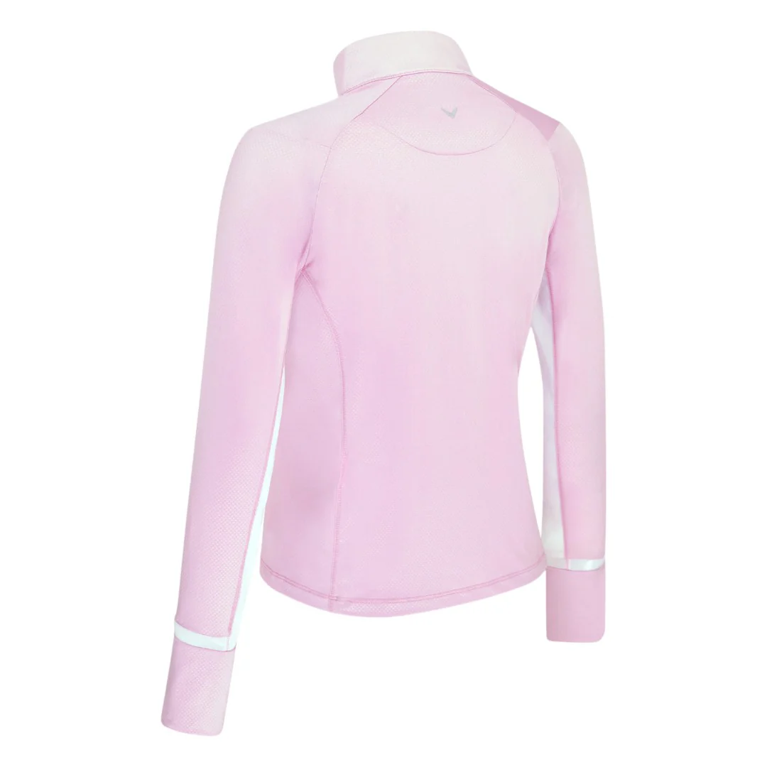 Callaway Ladies Colourblock Sun Protection Golf Top CGKSF800 - Image 2