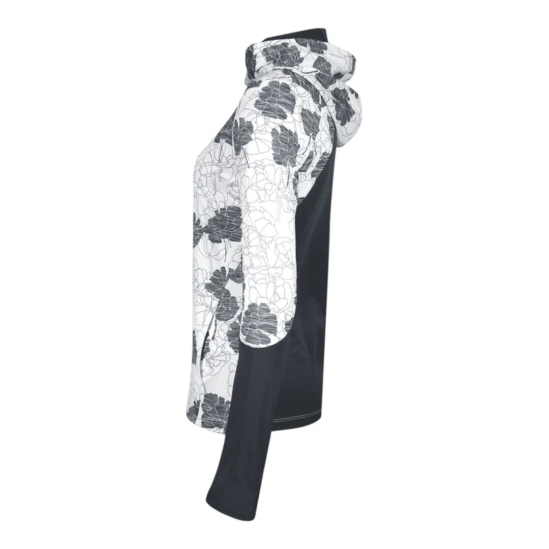 Callaway Ladies Cut Out Floral Golf Pullover CGKJSD02 - Image 3