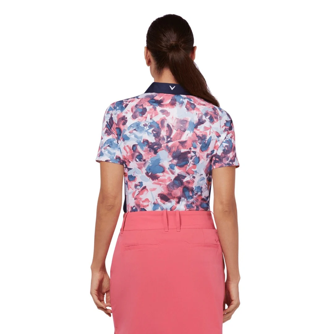 Callaway Ladies Floral Golf Polo Shirt CGKSD023 - Image 5