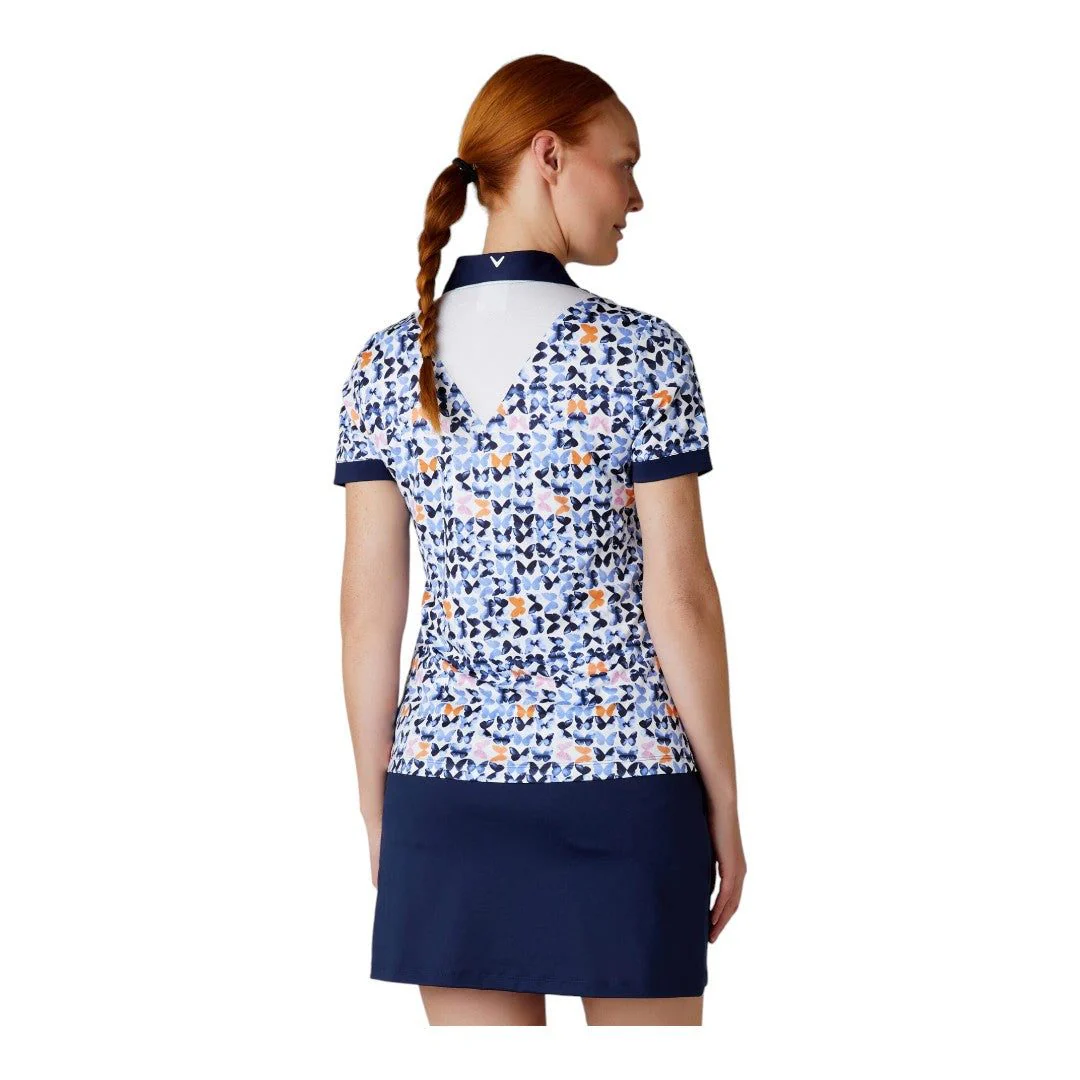 Callaway Ladies Metamorphosis S/L Golf Polo Shirt CGKSE070 - Image 4