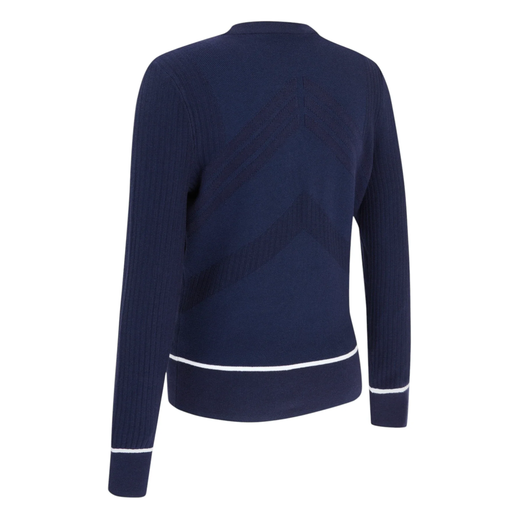 Callaway Ladies Multi Stitch Chevron Golf Sweater CGGSF180 - Image 2