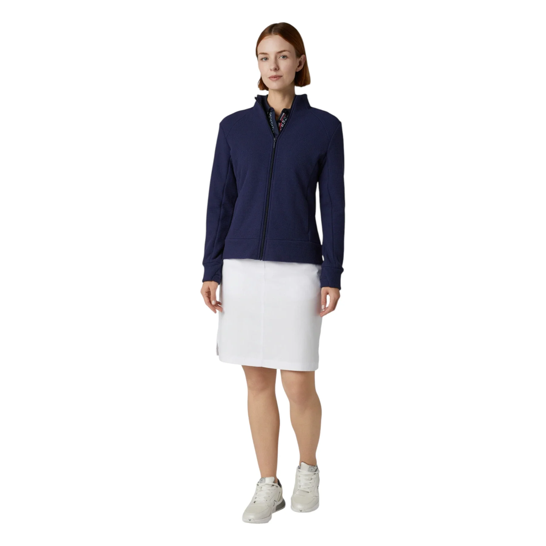 Callaway Ladies Textured Fleece Golf Mid Layer CGKFF079 - Image 3