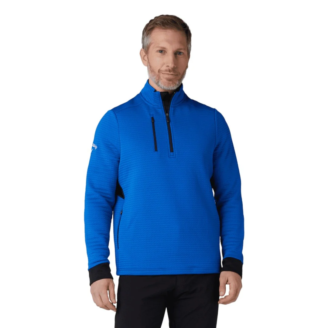 Callaway Midweight Textured 1/4-Zip Golf Fleece CGKFD038 - Image 2